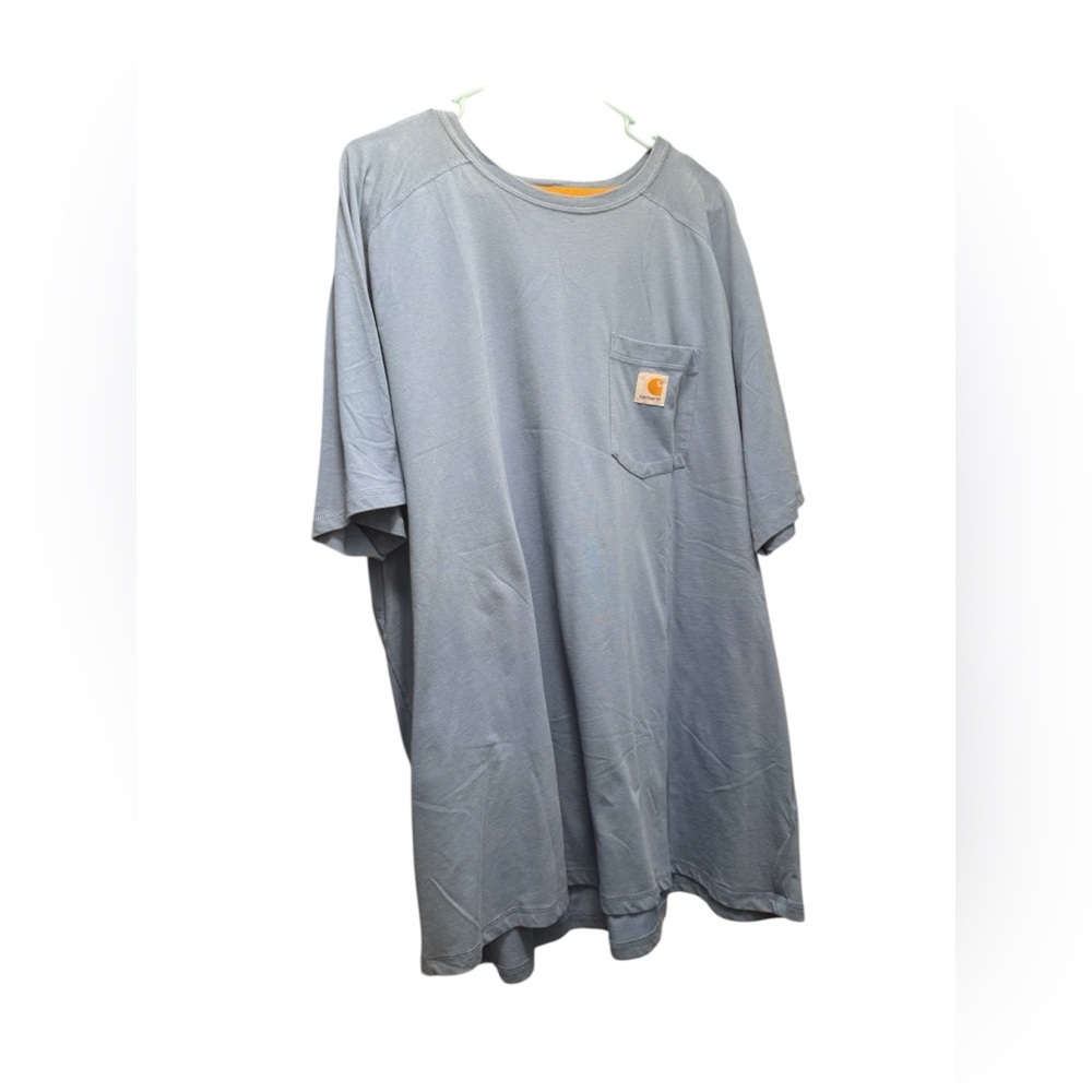 ⚡️Carhartt Men's Light Blue Short Sleeve Tee Size 3XL